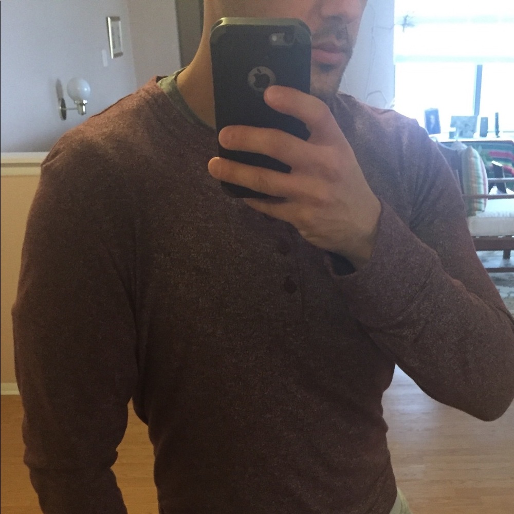 American Rag maroon long sleeve